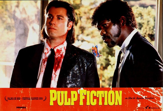 Pulp Fiction - Cartões lobby - John Travolta, Samuel L. Jackson