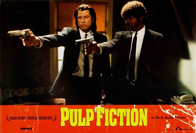 Pulp Fiction - Lobbykaarten - John Travolta, Samuel L. Jackson