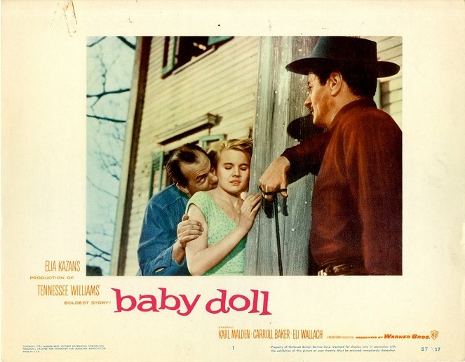 Baby Doll - Lobby Cards - Karl Malden, Carroll Baker, Eli Wallach