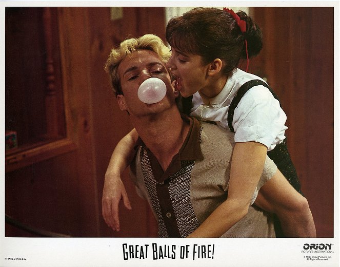 Great balls of fire ! - Cartes de lobby - Dennis Quaid, Winona Ryder