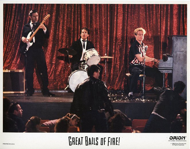 Great Balls of Fire – Jerry Lee Lewis: Ein Leben für den Rock’n’ Roll - Lobbykarten - John Doe, Dennis Quaid