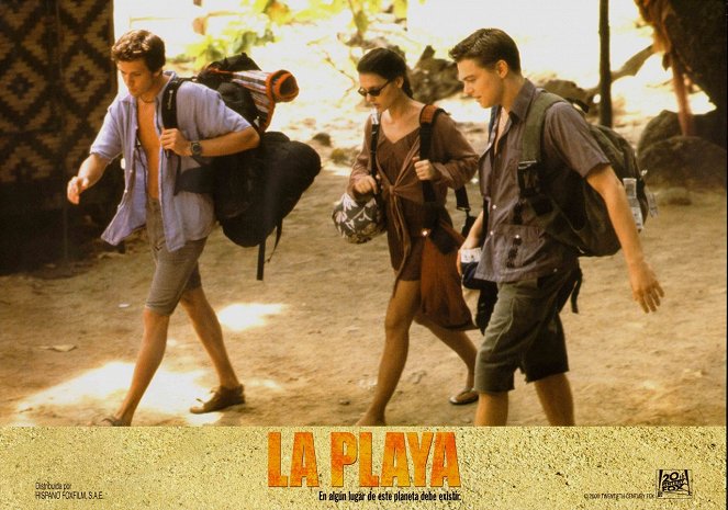 The Beach - Lobbykaarten - Guillaume Canet, Virginie Ledoyen, Leonardo DiCaprio