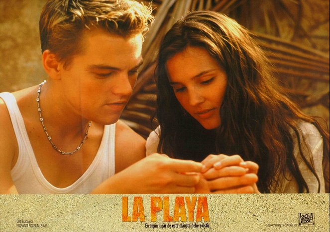 The Beach - Lobbykaarten - Leonardo DiCaprio, Virginie Ledoyen