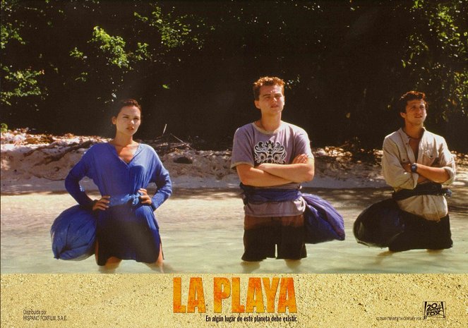 A Praia - Cartões lobby - Virginie Ledoyen, Leonardo DiCaprio, Guillaume Canet