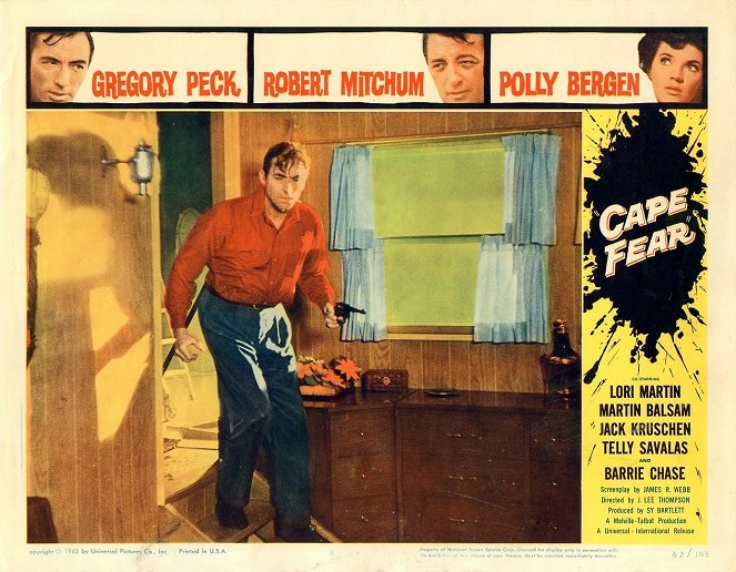Cape Fear - Lobbykaarten - Gregory Peck