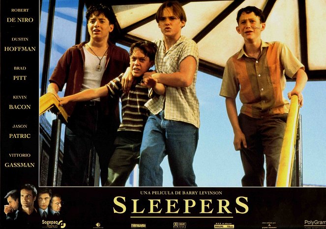 Sleepers - Sentimento de Revolta - Cartões lobby - Joe Perrino, Geoffrey Wigdor, Brad Renfro, Jonathan Tucker