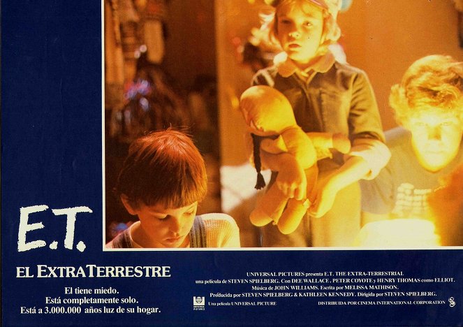E.T. - Mimozemšťan - Fotosky - Henry Thomas, Drew Barrymore, Robert MacNaughton