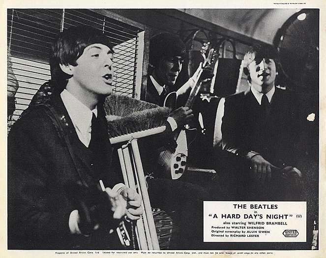 Quatre garçons dans le vent - Cartes de lobby - Paul McCartney, George Harrison, John Lennon