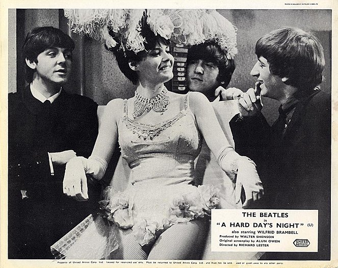 Quatre garçons dans le vent - Cartes de lobby - Paul McCartney, John Lennon, Ringo Starr