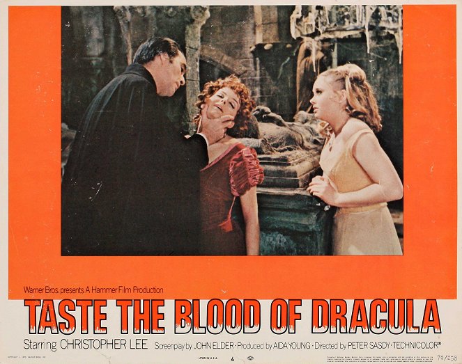 Taste the Blood of Dracula - Lobby karty - Christopher Lee, Linda Hayden