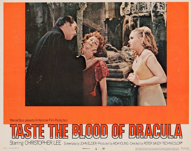 Taste the Blood of Dracula - Cartões lobby - Christopher Lee, Linda Hayden