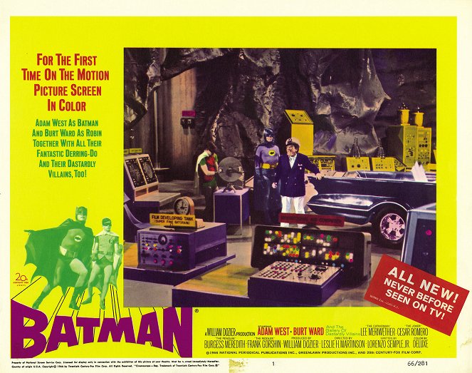 Batman hält die Welt in Atem - Lobbykarten