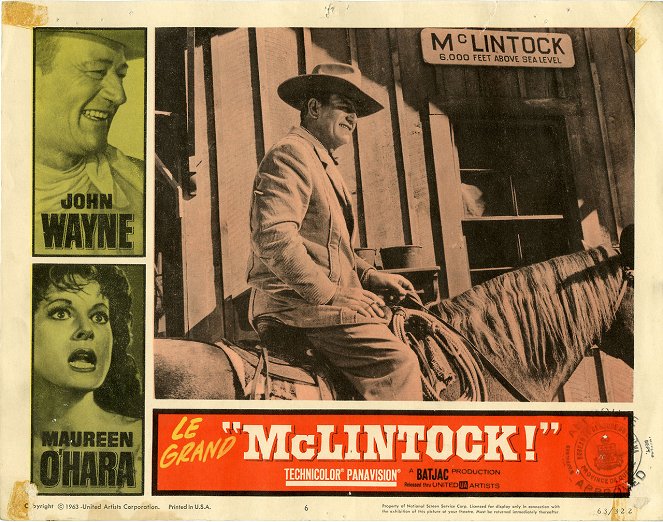 McLintock - Lännen hurjapäät - Mainoskuvat