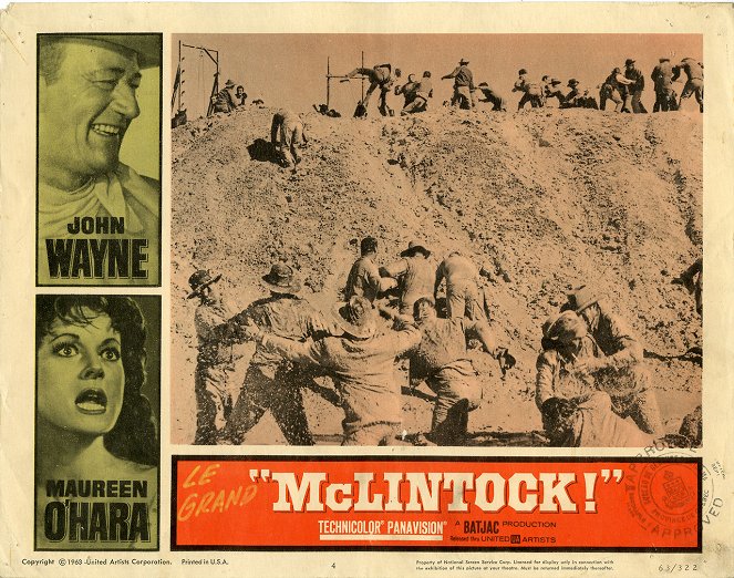 Le Grand McLintock - Cartes de lobby