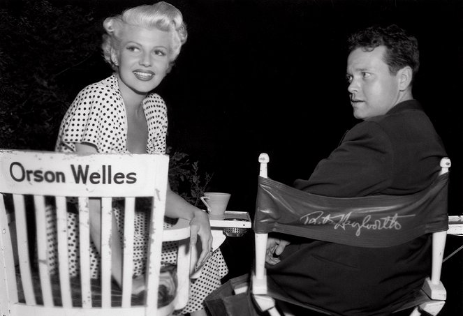 A Dama de Xangai - De filmagens - Rita Hayworth, Orson Welles