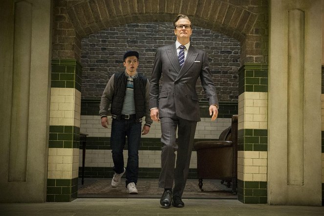 Kingsman: A titkos szolgálat - Filmfotók - Taron Egerton, Colin Firth