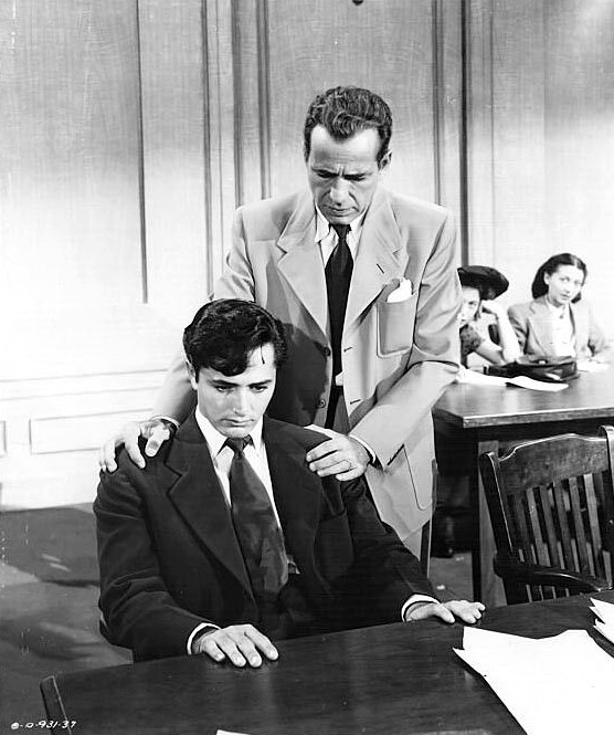 Llamad a cualquier puerta - De la película - John Derek, Humphrey Bogart