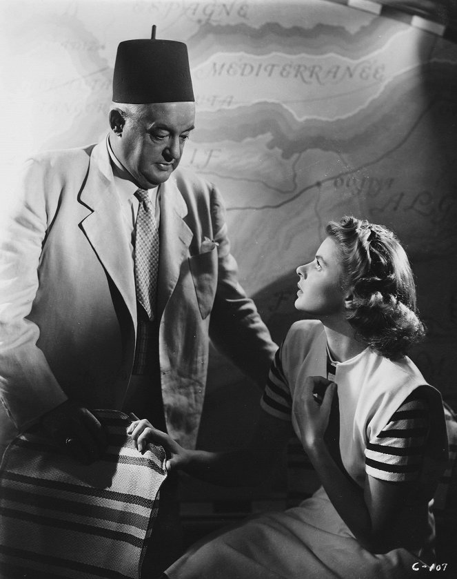 Casablanca - Do filme - Sydney Greenstreet, Ingrid Bergman