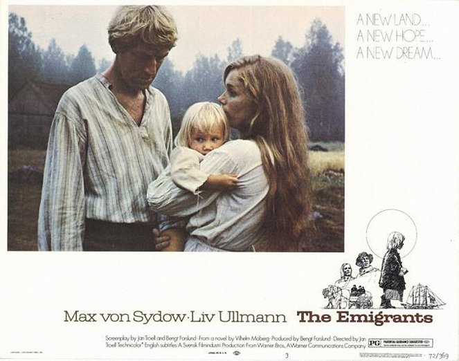 The Emigrants - Lobby Cards - Max von Sydow, Liv Ullmann