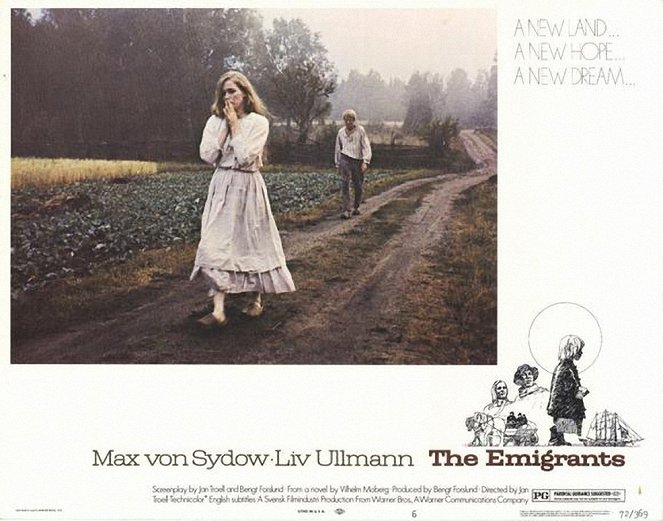 Les Emigrants - Cartes de lobby - Liv Ullmann