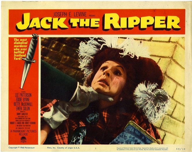 Jack the Ripper - Cartes de lobby