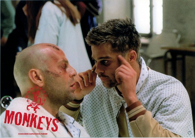L'Armée des 12 singes - Cartes de lobby - Bruce Willis, Brad Pitt