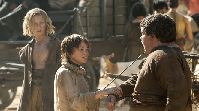 Game of Thrones - Fire and Blood - Van film - Maisie Williams, Ben Hawkey