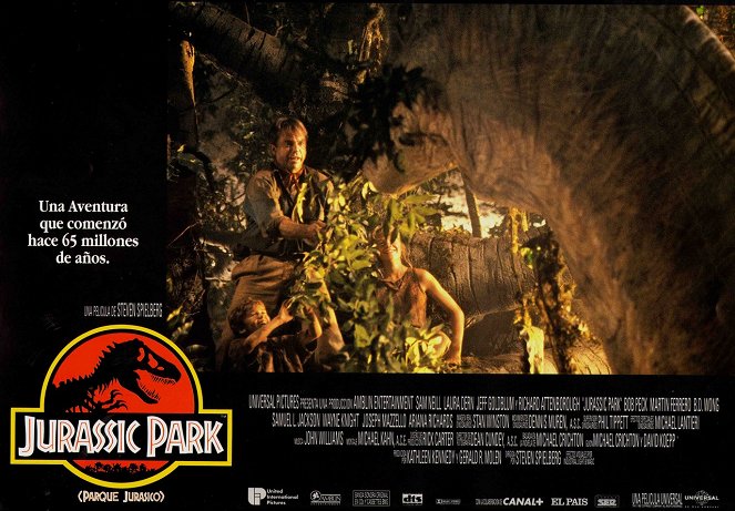 Jurassic Park - Lobbykaarten - Joseph Mazzello, Sam Neill, Ariana Richards