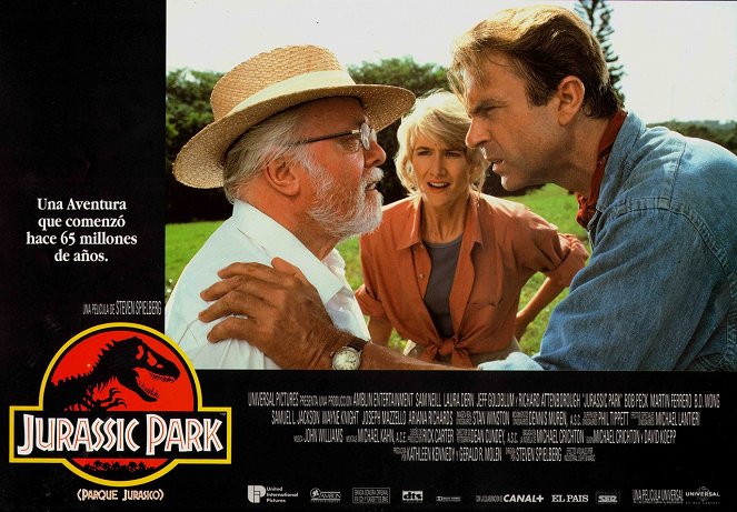 Jurassic Park - Vitrinfotók - Richard Attenborough, Laura Dern, Sam Neill