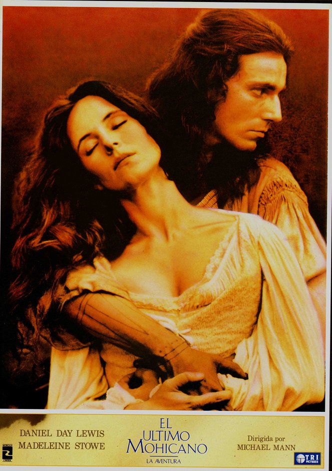 The Last of the Mohicans - Lobby Cards - Madeleine Stowe, Daniel Day-Lewis
