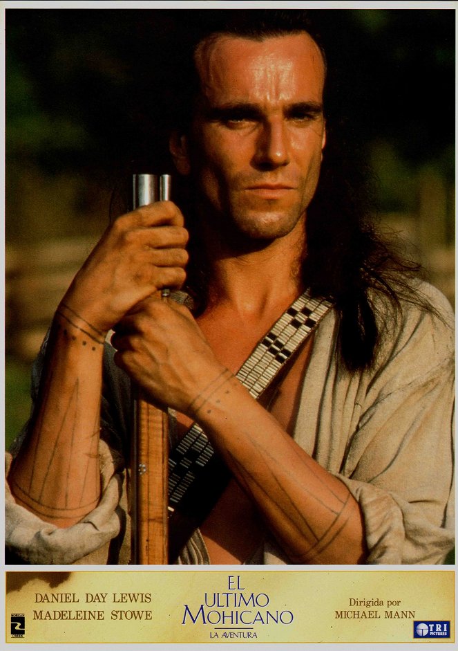 The Last of the Mohicans - Lobbykaarten - Daniel Day-Lewis