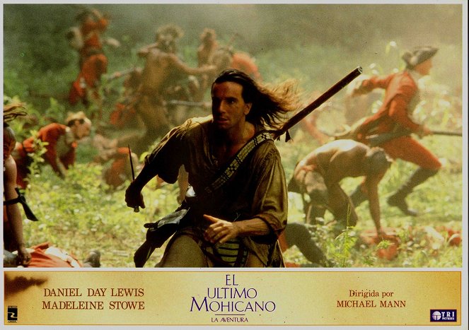 Le Dernier des Mohicans - Cartes de lobby - Daniel Day-Lewis