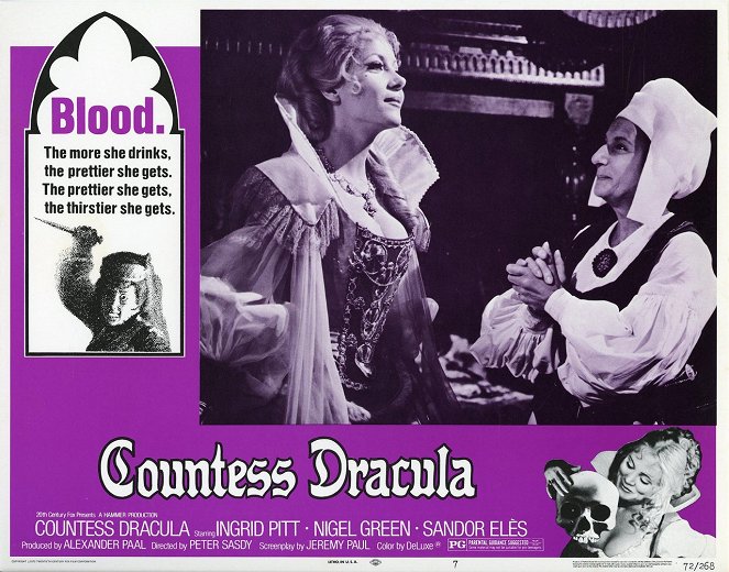 La Comtesse Dracula - Cartes de lobby