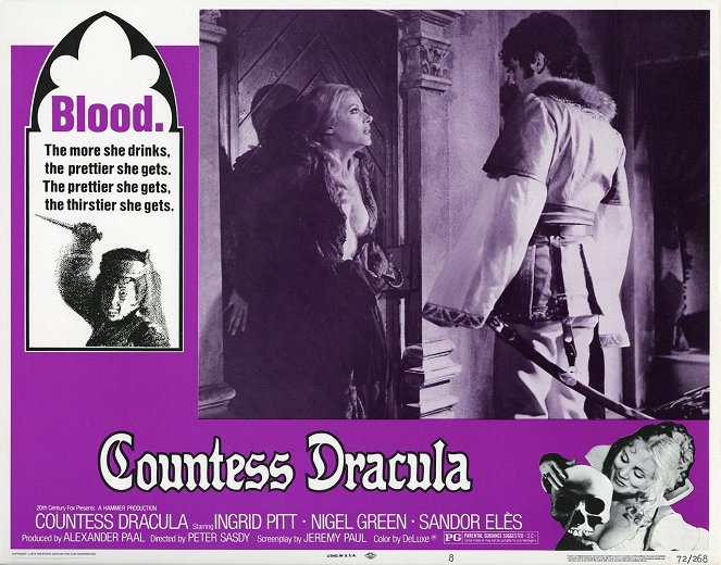La Comtesse Dracula - Cartes de lobby