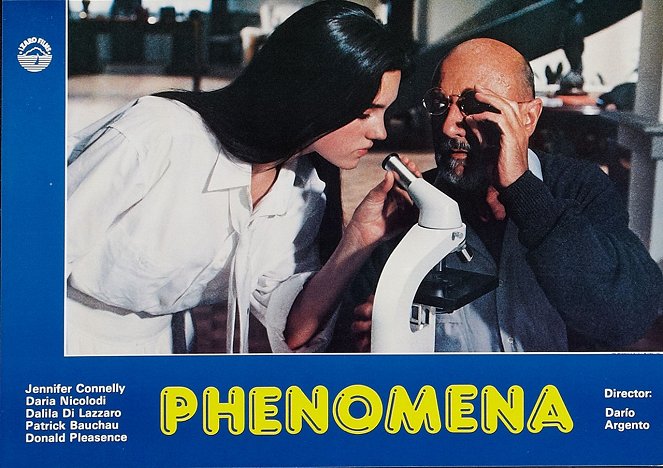 Phenomena - Cartões lobby - Jennifer Connelly, Donald Pleasence