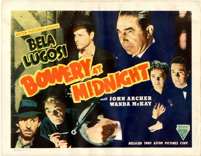 Bowery at Midnight - Lobby Cards