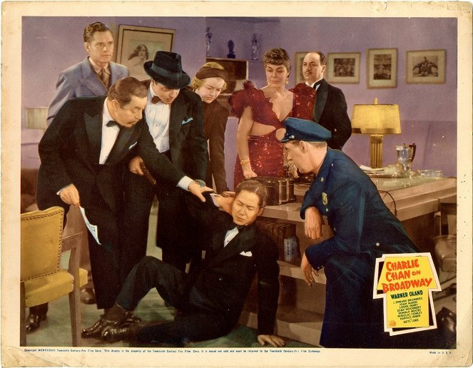 Charlie Chan on Broadway - Lobby Cards