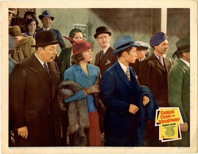 Charlie Chan on Broadway - Fotocromos