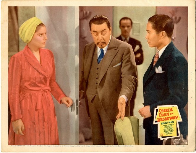 Charlie Chan on Broadway - Cartes de lobby