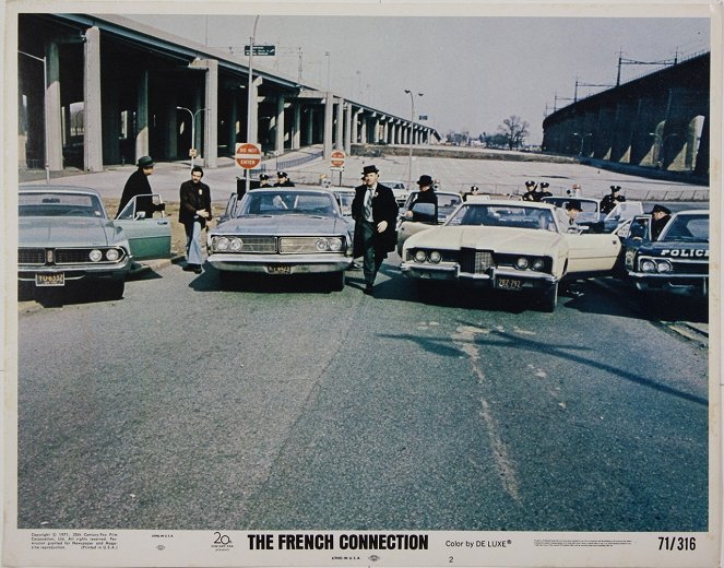French Connection – Brennpunkt Brooklyn - Lobbykarten - Gene Hackman