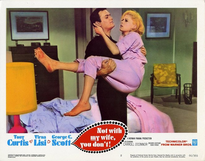 Not with My Wife, You Don't! - Lobby Cards - Tony Curtis, Virna Lisi
