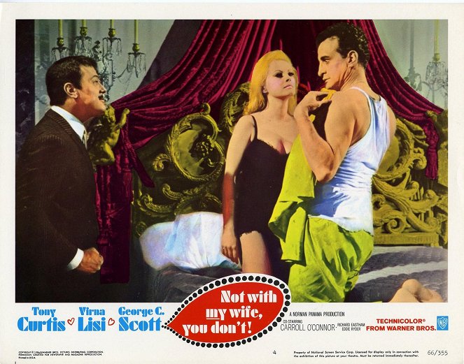 Not with My Wife, You Don't! - Lobby Cards - Tony Curtis, Virna Lisi, George C. Scott