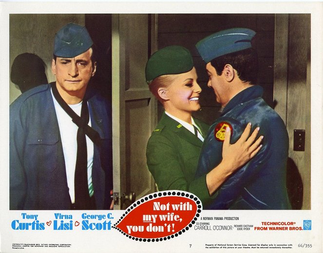 Not with My Wife, You Don't! - Lobbykaarten - George C. Scott, Virna Lisi, Tony Curtis