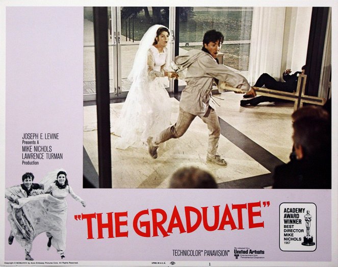 The Graduate - Lobbykaarten - Katharine Ross, Dustin Hoffman