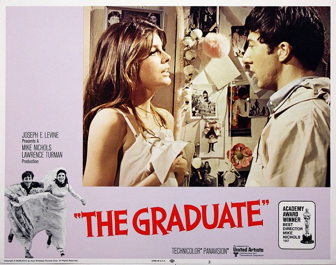 Le Lauréat - Cartes de lobby - Katharine Ross, Dustin Hoffman