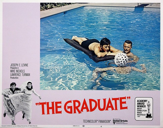 The Graduate - Lobbykaarten - Dustin Hoffman, William Daniels