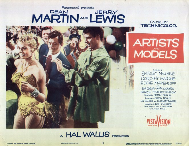 Artists and Models - Lobby Cards