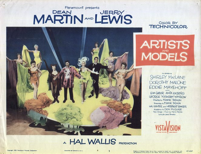 Artists and Models - Lobby Cards