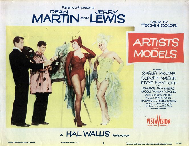 Artists and Models - Lobby Cards