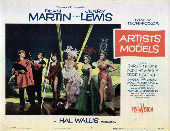 Artists and Models - Lobby Cards